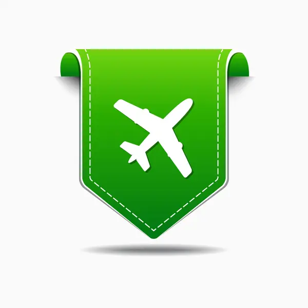 Airplane Sign Icon Design — Stock Vector