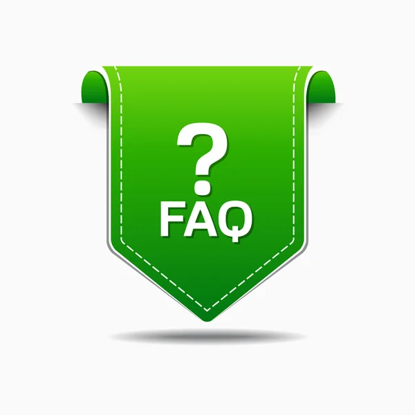 FAQ pictogram ontwerp — Stockvector