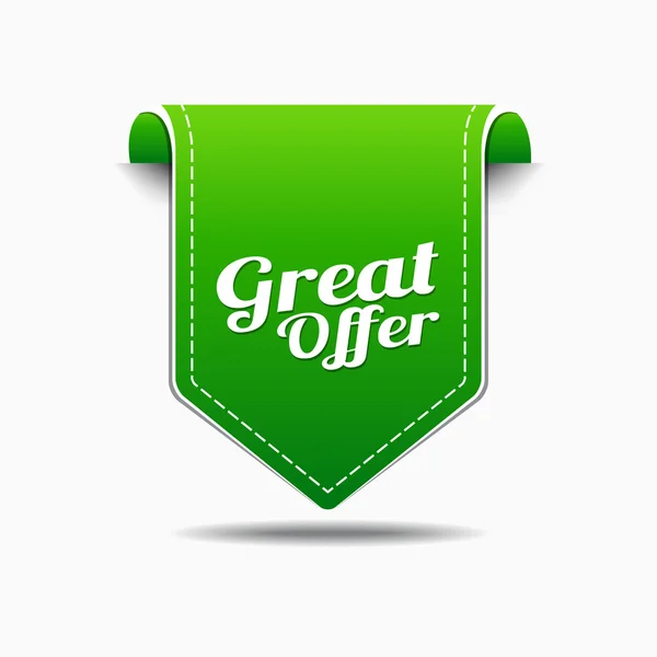 Great Offer Icon Design — Stock Vector