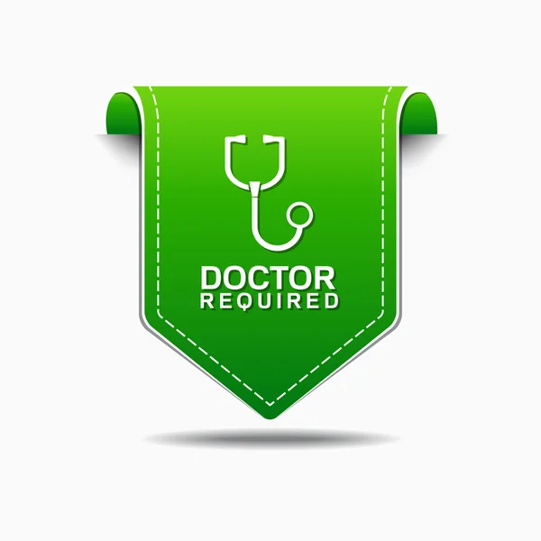 Doktor požadované ikony designu — Stockový vektor
