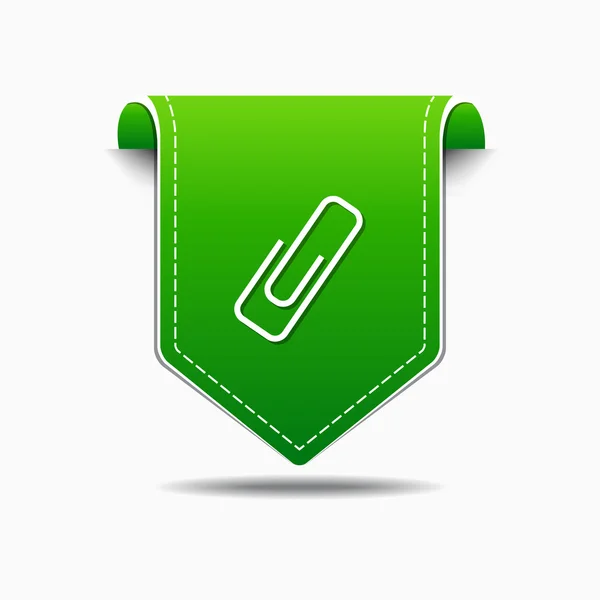 Paper Clip Icon Design — Stock Vector