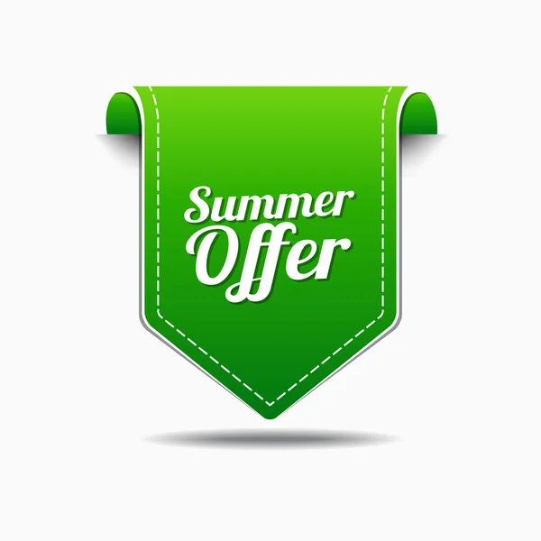 Summer Offers Icon Design — Stock Vector