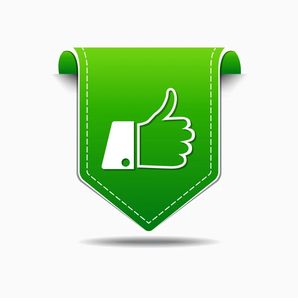 Thumbs Up Icon Design — Stock Vector