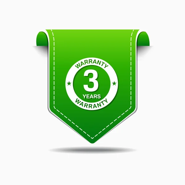 3 Jahre Garantie Icon Design — Stockvektor