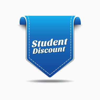 Öğrenci indirim simgesi tasarım