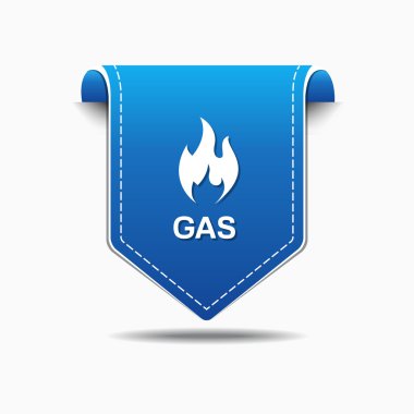 Gaz işareti simgesi tasarım