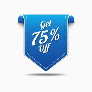 Yüzde 75'i simgesi tasarım almak