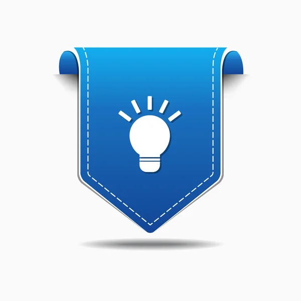 Glödlampa ikon Design — Stock vektor