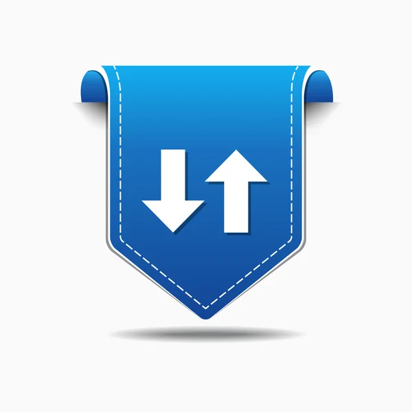 Nahoru a dolů šipka ikony designu — Stockový vektor
