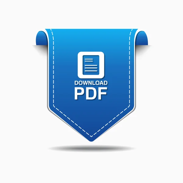 Pdf Icon Design herunterladen — Stockvektor