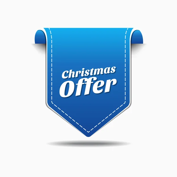Christmas Offer Icon Design — Stock Vector