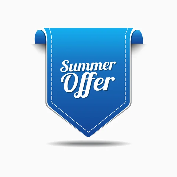 Summer Offers Icon Design — Stock Vector