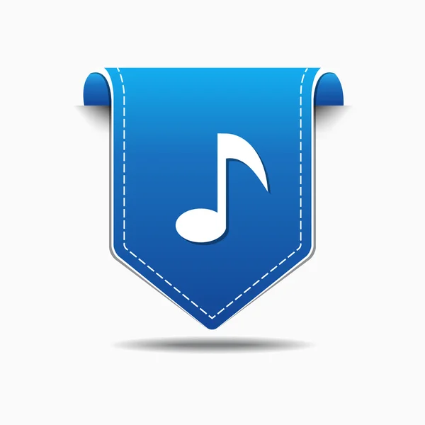 Music Notes Icon Design — Stock Vector
