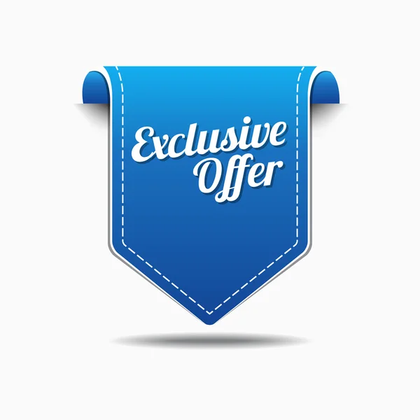 Exclusive Offer Icon Design — Stock Vector