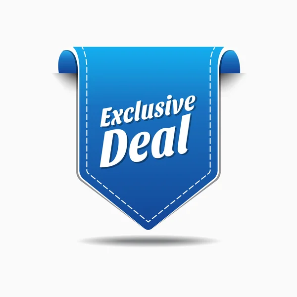 Exclusive Deal Icon Design — Stock Vector