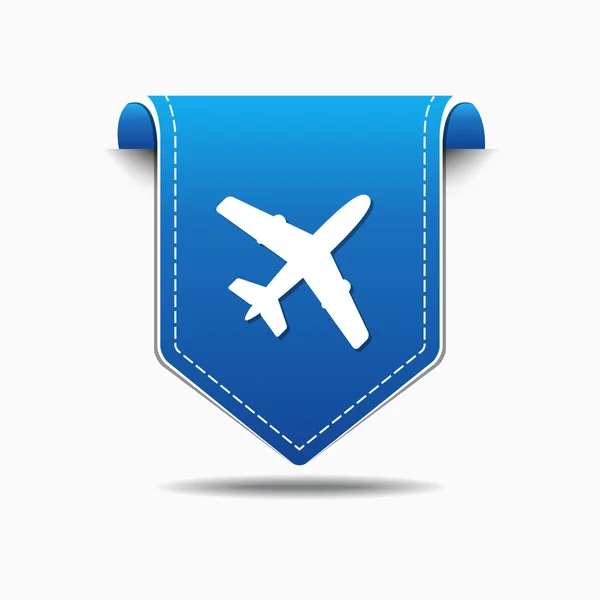 Airplane Sign Icon Design — Stock Vector