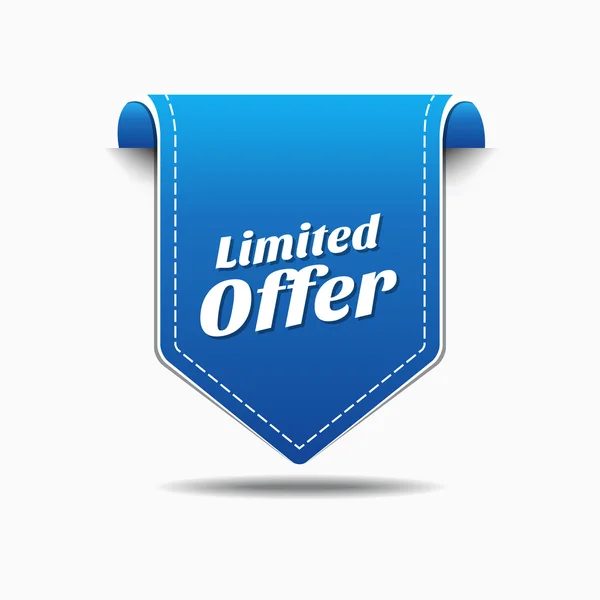 Limited Time Offer Icon Design — Stock Vector