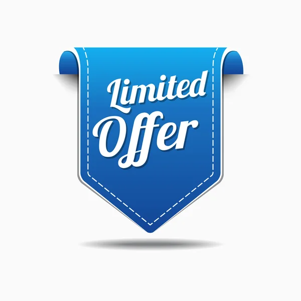 Limited Time Offer Icon Design — Stock Vector