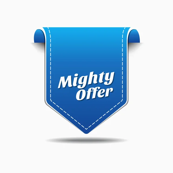 Mighty Offer Icon Design — Stock Vector