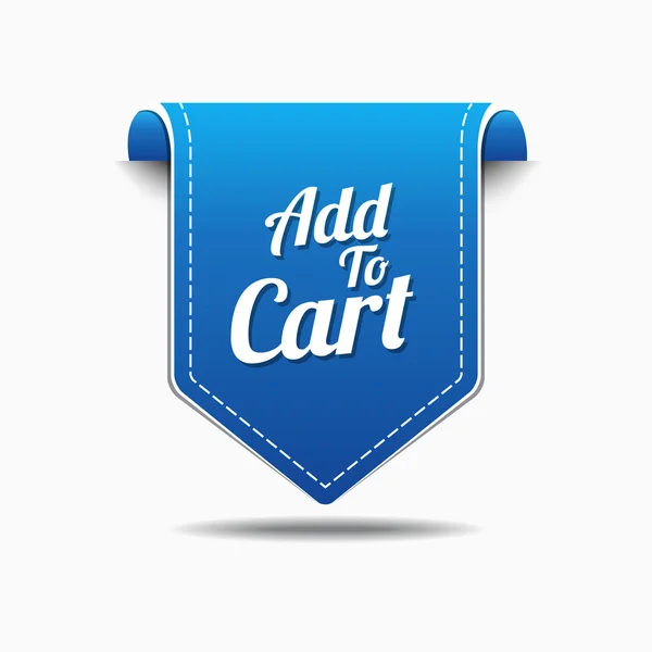 Add To Cart Icon Design — Stock Vector