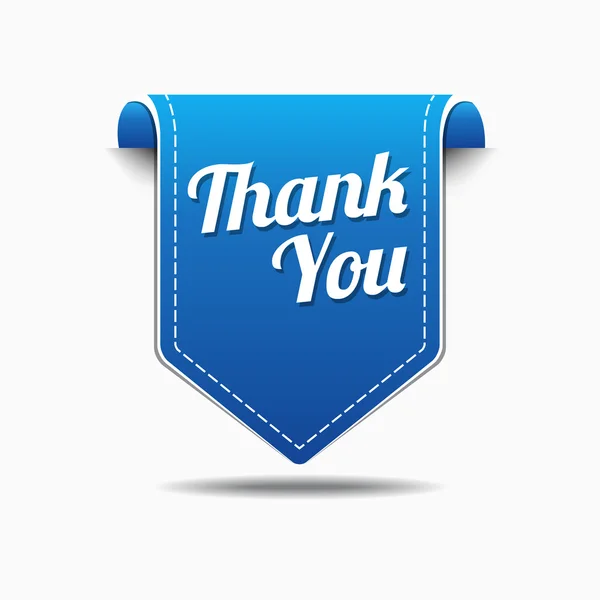 Thank You Icon Design — Stock Vector