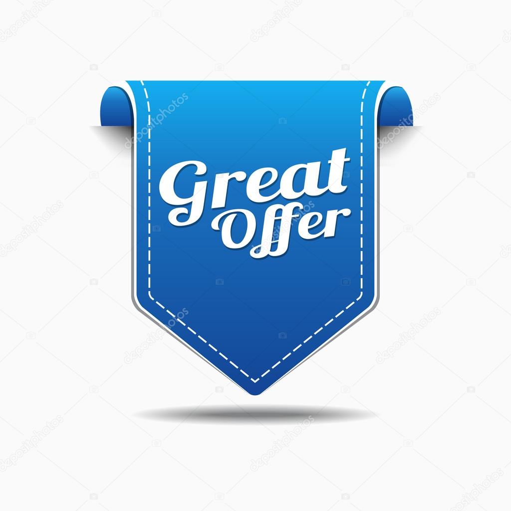 Great Offer Icon Design Stock Vector Image by ©rizwanali3d 63384399