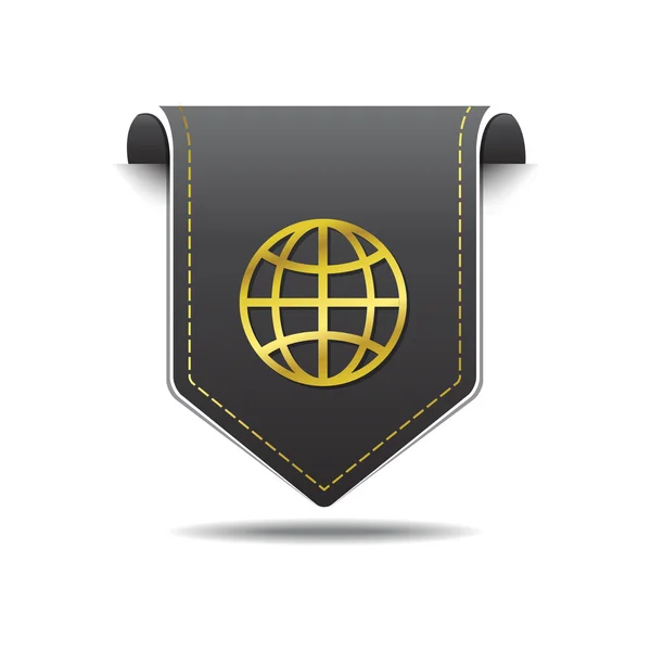 Globe Sign Icon Design — Stock Vector