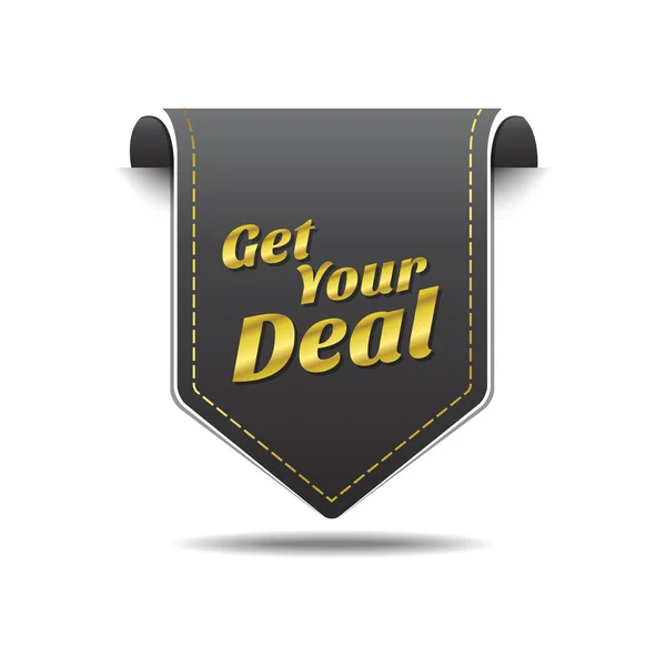 Holen Sie sich Ihren Deal Icon Design — Stockvektor