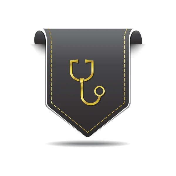 Stethoscope Icon Design — Stock Vector