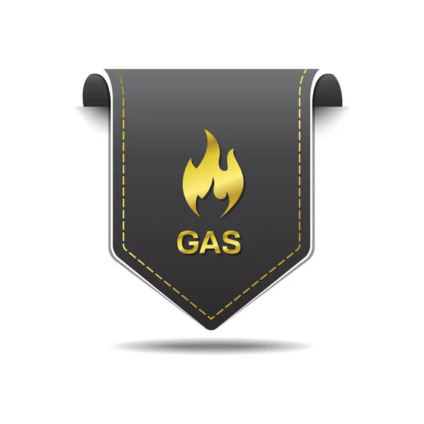 Gaz işareti simgesi tasarım — Stok Vektör