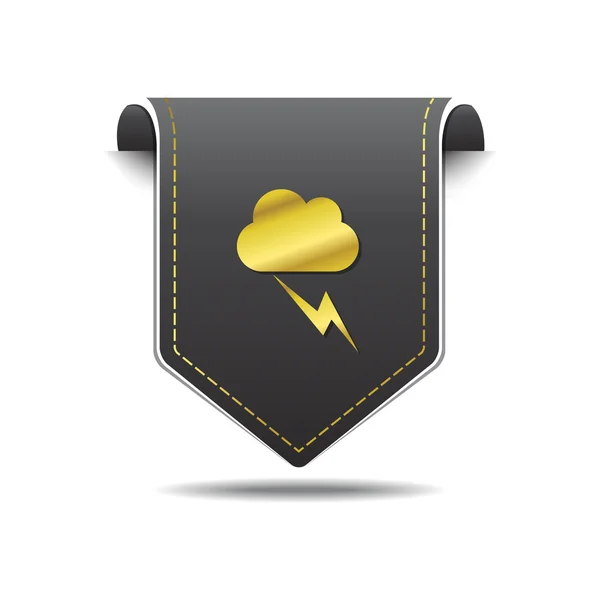 Flash Cloud Icon Design — Stock Vector