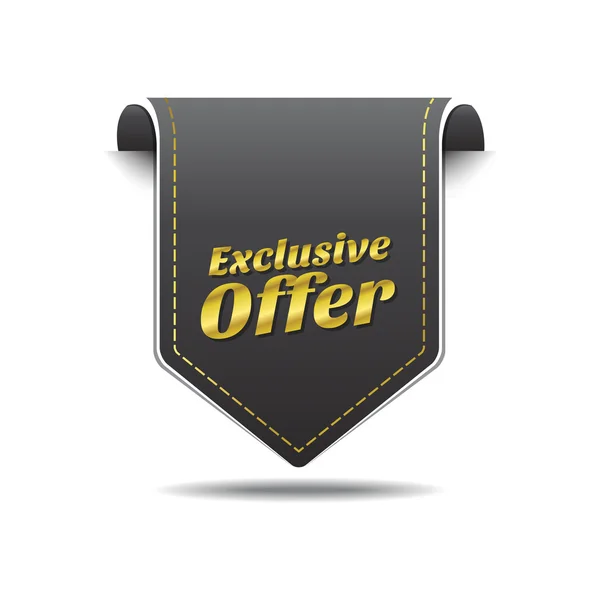 Design de ícone de oferta exclusiva — Vetor de Stock