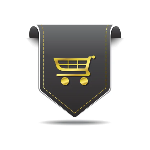 Carrito de compras Icono Diseño — Archivo Imágenes Vectoriales