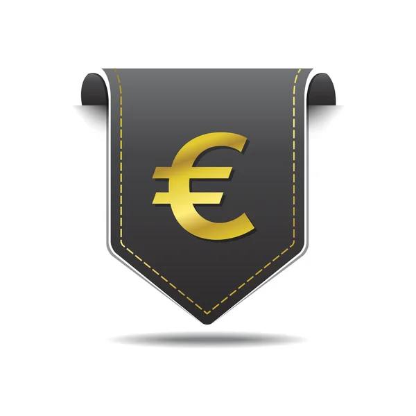 Euro teken pictogram ontwerp — Stockvector