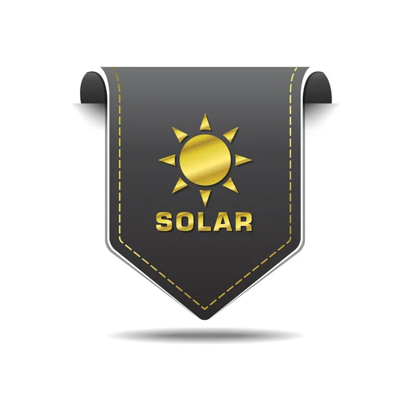 Solar ikon tervezés — Stock Vector