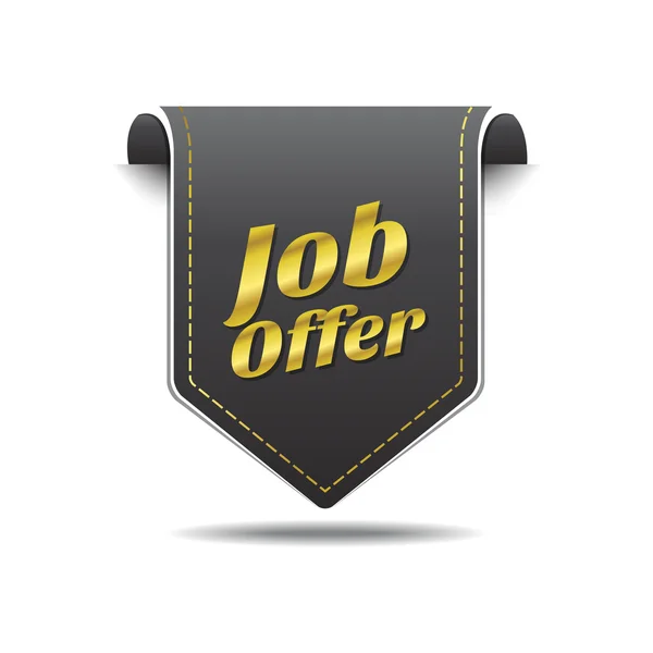 Job Offer Icon Design — Stock Vector