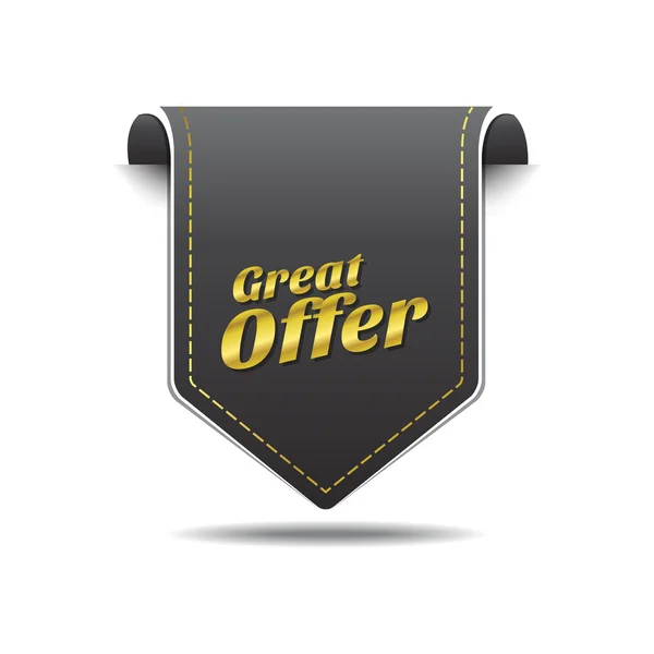 Great Offer Icon Design — Stock Vector