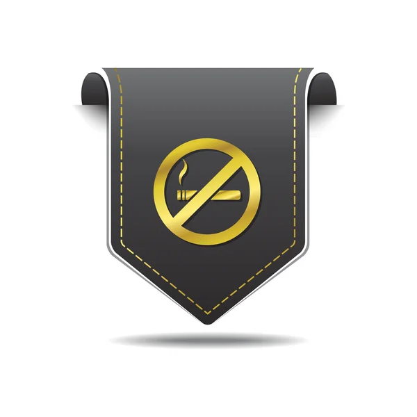 No Smoking Sign Icon Design — Stock Vector