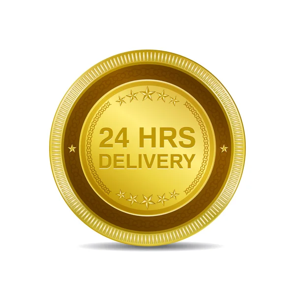 Значок "24 часа доставки" — стоковый вектор