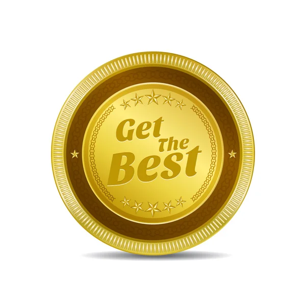 Get The Best Icon Button — Stock Vector