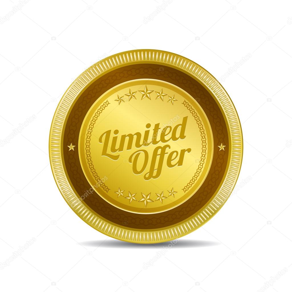 Limited Time Offer Icon Button Stock Vector by ©rizwanali3d 63403125