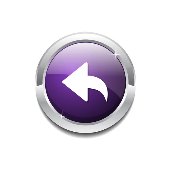 Reset Replay Icon Button — Stock Vector