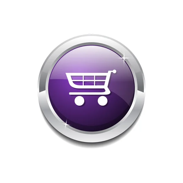 Shopping Icon Button — Stock Vector