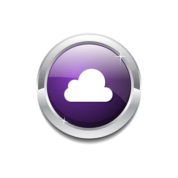 Cloud-Symbol-Taste — Stockvektor