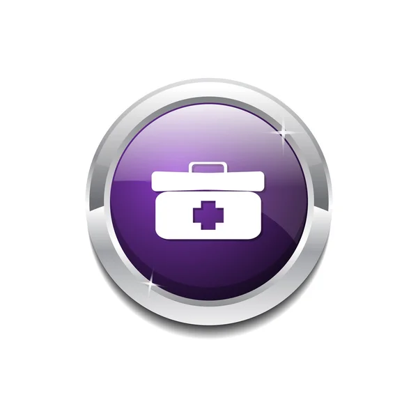 Кнопка Health Kit Icon — стоковый вектор