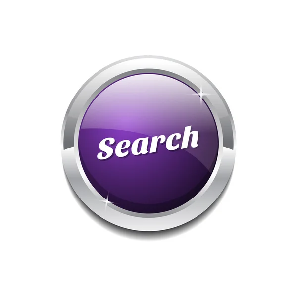 Search Icon Button — Stock Vector