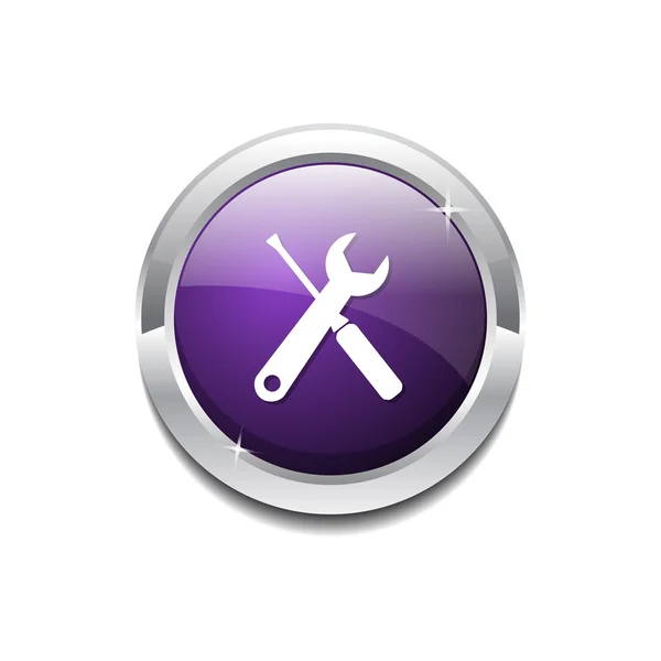 Botão de ícone de ferramentas — Vetor de Stock