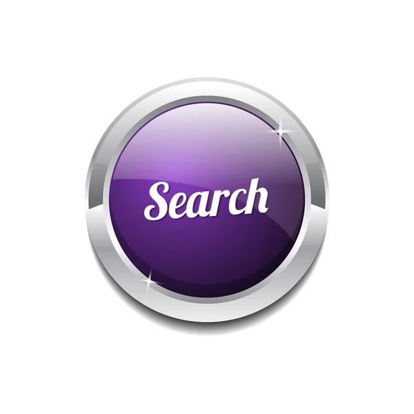 Search Icon Button — Stock Vector