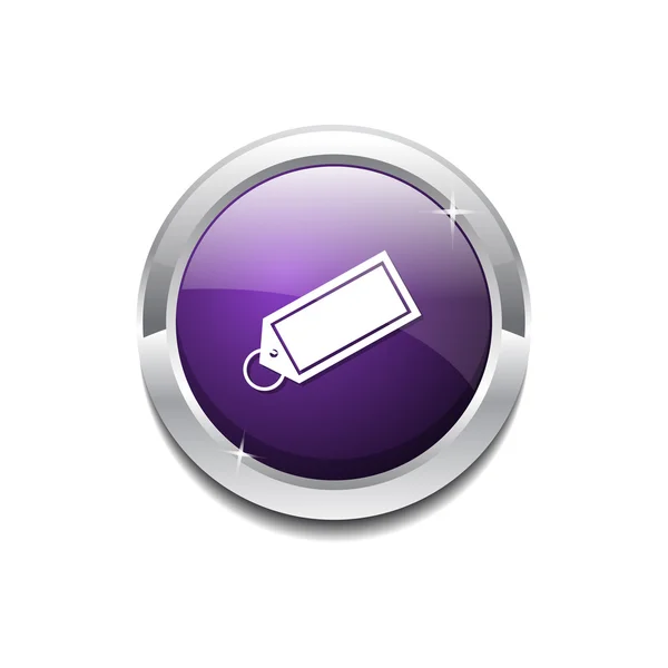 Tag ícone botão — Vetor de Stock
