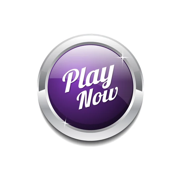 Play Now Icon Button — Stock Vector